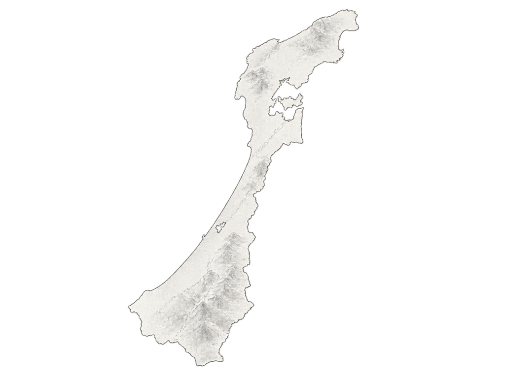 石川県のイラストマップ